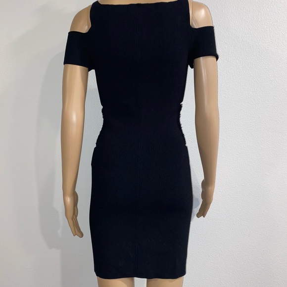 Roberto Cavalli Little Black Side Cutout Dress - 4 - Picture 4 of 7